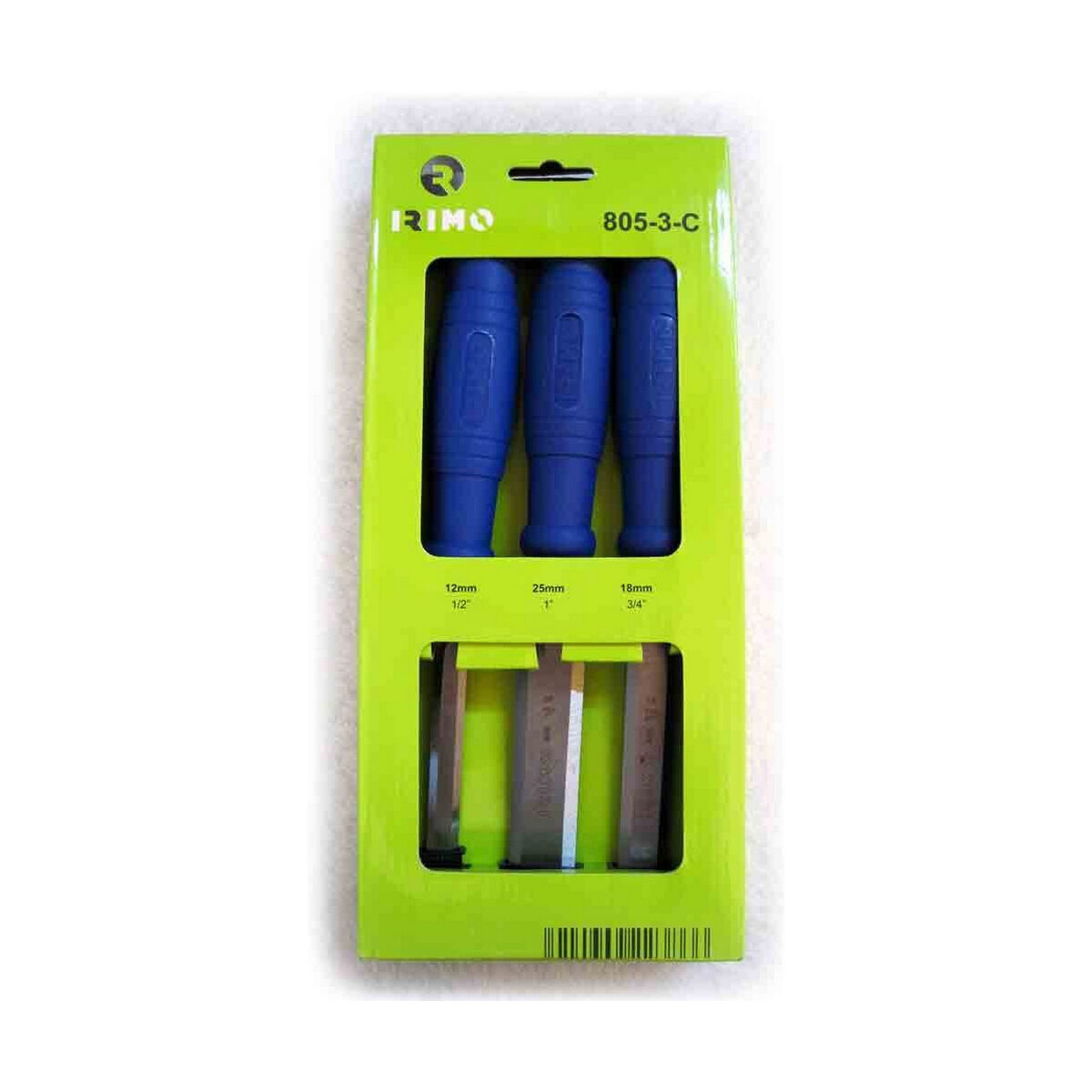 Chisel set Irimo 805-3-c 3 Kusy 12 mm 18 mm 25 mm Ocel